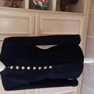 Ralph Lauren jacket,dark blue with brass buttons,size 6,